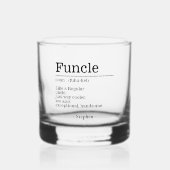 Funktionale Definition Onkel Geschenke aus Nichte Whiskyglas (Vorderseite)