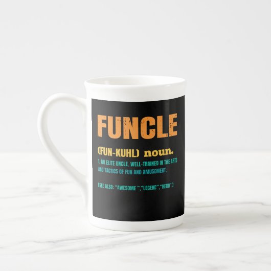 Funktionale Funny Oncle Definition Porzellantasse (Links)