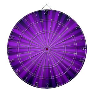 funktionale lila Sonnenstreifen abstrakt Dartscheibe