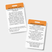 Funktionale neurologische Störung Medizinisches Ab Ausweis (Vorder- & Rückseite)