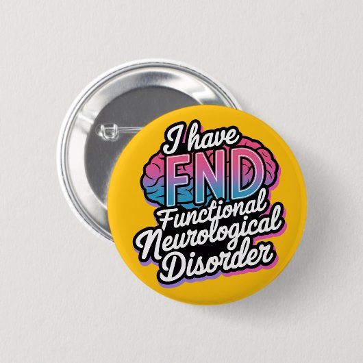Funktionale neurologische Störung unsichtbare Diod Button (Vorne & Hinten)