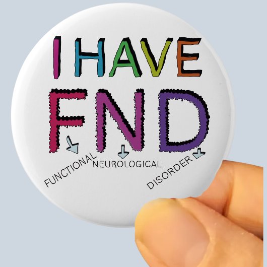 Funktionale neurologische Störung unsichtbare Diod Button