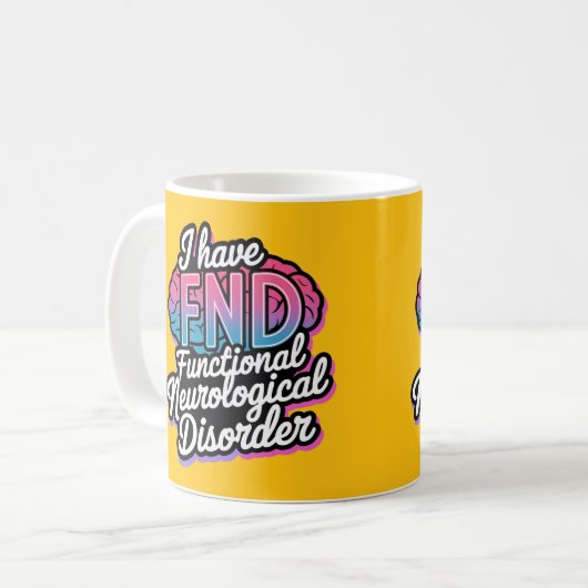 Funktionale neurologische Störung unsichtbare Diod Kaffeetasse (Vorderseite Links)