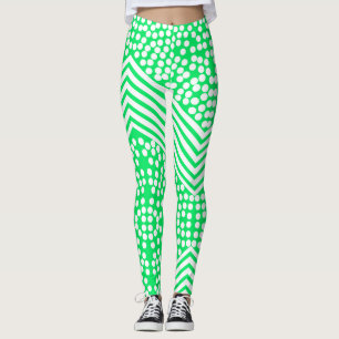 Funktionale Punkte-Linien-Bold-Leggings Leggings