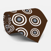Funktionale Retro-Target-Krawatte Krawatte (Gerollt)