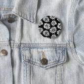 Funktionale Schwarz-Weiß-Blumen Button (Beispiel)