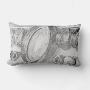 Funktionales Chrysler Armaturenbrett Sketch Wurfki Lendenkissen