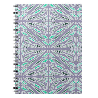 Funktionales Design Floral Geometrisch Notizblock
