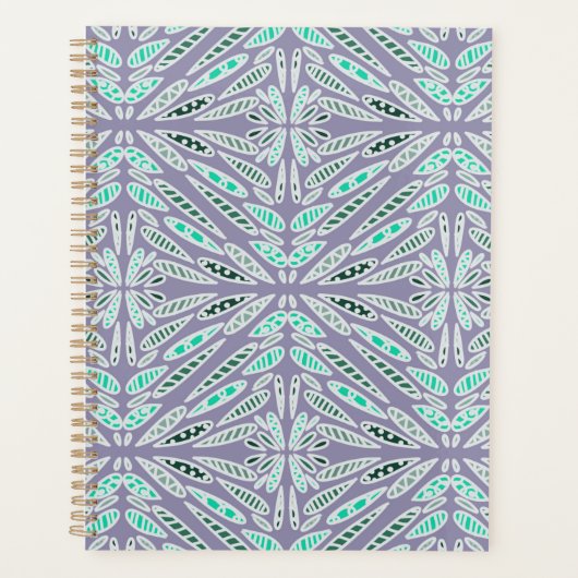 Funktionales Design Floral Geometrisch Planer (Vorderseite)