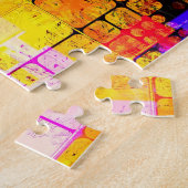 Funktionales geometrisches mehrfarbiges Design Puzzle (Seite)