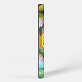 Funktionales, lebendiges Regenbogen-Monogramm iPhone Hülle (Rechte Seite)