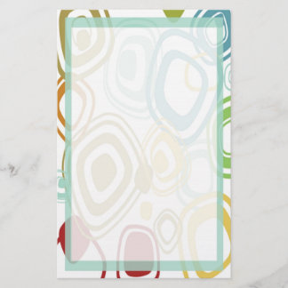 Funktionales Retro-Muster-Schreibwarenset Briefpapier