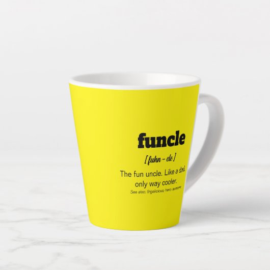 Funktionell, Fun Onkel verglasete Tasse ist der be (Rechte Ecke)