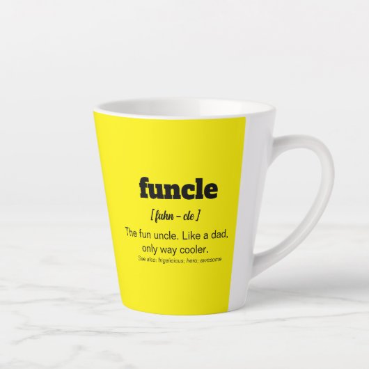 Funktionell, Fun Onkel verglasete Tasse ist der be (Rechts)