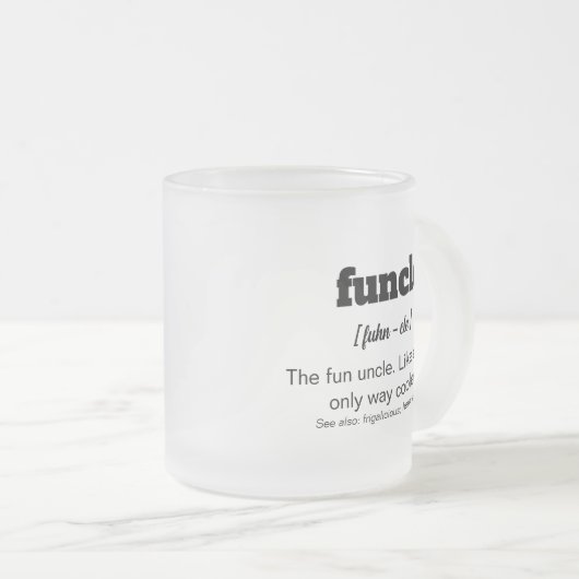 Funktionell, Fun Onkel verglasete Tasse ist der be (VorderseiteRechts)