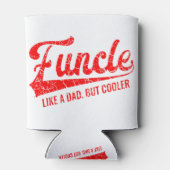 Funktionell - Wie ein Vater, aber Cooler Dosenkühler (Rückseite)