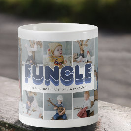 Funktionelle Coole Onkel-FotoCollage Kaffeetasse