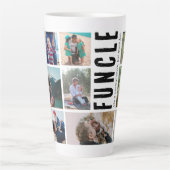 Funktionelle Onkel-FotoCollage Milchtasse (Vorderseite)