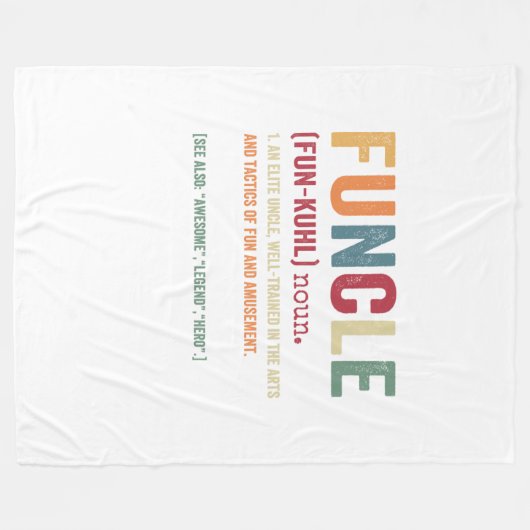 Funktionelle Onkeldefinition, Phantastischer Legen Fleecedecke (Vorderseite (Horizontal))