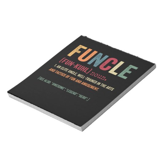 Funktionelle Onkeldefinition, Phantastischer Legen Notizblock (Rotiert)