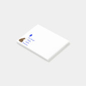 Funktionelles Adult vielleicht morgen Bear Quote Post-it Klebezettel (angewinkelt)