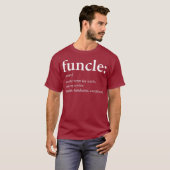 Funktionelles Cooles und lustiges Onkel-Geschenk T-Shirt (Vorne ganz)