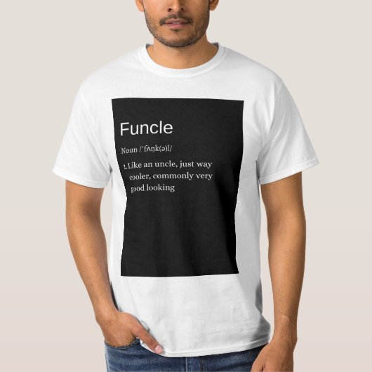 Funktionelles Hemd - Funny Tshirt für Onkel (Vorderseite)