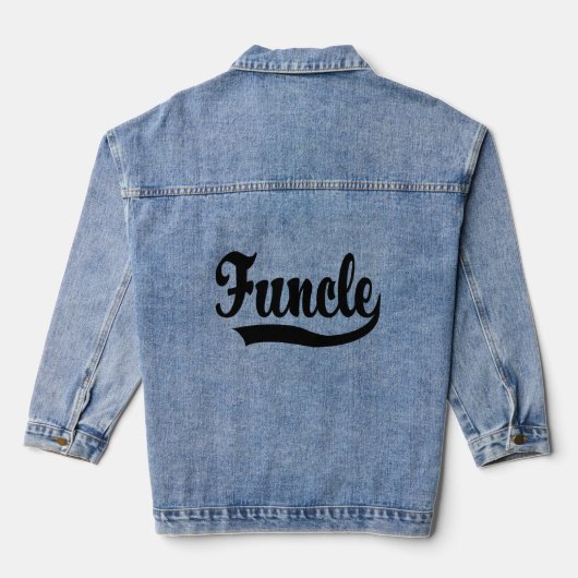 Funktionelles Uncle Shirt Jeansjacke (Rückseite)