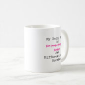 Funktionen integrieren, Langeweile differenzieren Kaffeetasse (VorderseiteRechts)