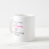 Funktionen integrieren, Langeweile differenzieren Kaffeetasse (Vorderseite Links)
