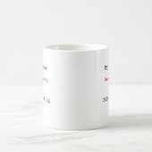 Funktionen integrieren, Langeweile differenzieren Kaffeetasse (Mittel)