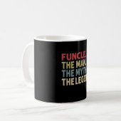 Funktioniert der Mann der Mythos der Legende Funny Kaffeetasse (Vorderseite Links)