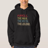 Funktioniert der Mann der Mythos der Legende Witz Hoodie (Vorderseite)