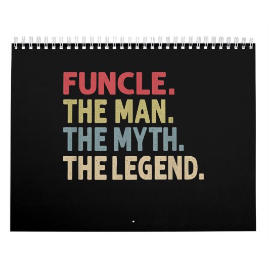 Funktioniert der Mann der Mythos der Legende Witz Kalender (Titelbild)