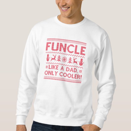 Funktioniert nur Cooler wie ein Vater Sweatshirt (Vorderseite)