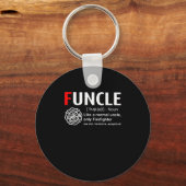 Funktioniert wie ein normaler Onkel, nur Feuerwehr Schlüsselanhänger (Vorderseite)