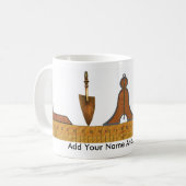Funktions-Werkzeuge des Freimaurers Kaffeetasse (Vorderseite Links)