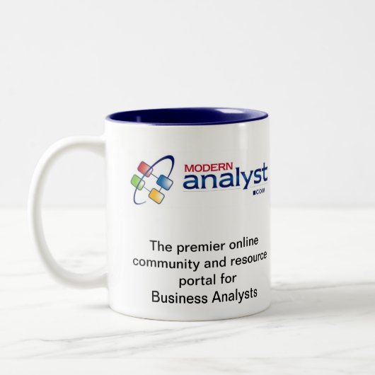 Funktionsbeschreibung-Wunder: Geschäfts-Analytiker Zweifarbige Tasse (Links)