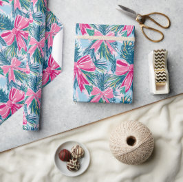 Funktionsbogen Rosa Weihnachtsbogen-Muster Geschenkpapier