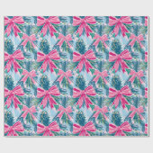 Funktionsbogen Rosa Weihnachtsbogen-Muster Geschenkpapier (Flach)