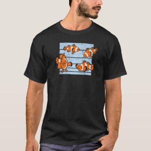 Funktionslustiger Clownfisch Aquarium Fisch Meer D T-Shirt