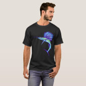 Funktionslustiger Segelfisch T-Shirt (Vorne ganz)