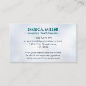 Funktionsmedizin-Praxis Visitenkarte (Rückseite)