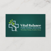 Funktionsmedizin-Praxis Visitenkarte (Vorderseite)