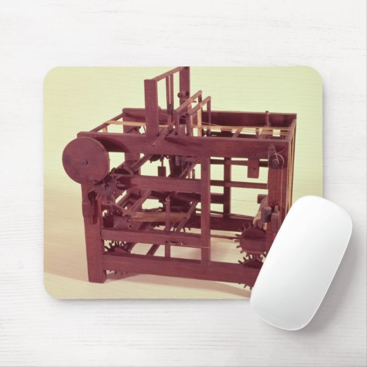 Funktionsmodell eines Webstuhls Mousepad (Mit Mouse)