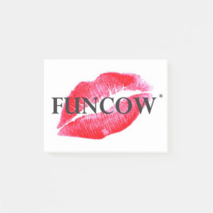 FUNKTIONSPINK KISS POST-IT KLEBEZETTEL