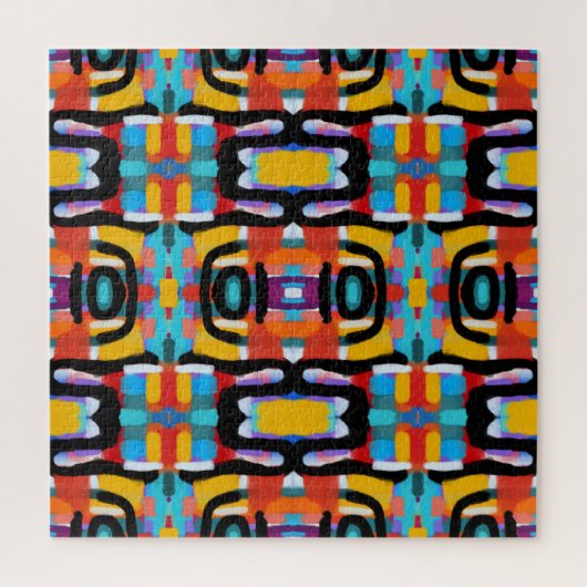 Funktionsreiche abstrakte einzigartige Farben hand Puzzle (Vertikal)