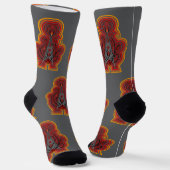 FunkTurm Grafik-Wellen Socken (Gewinkelt)