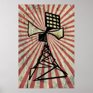 Funkturm Sirena Poster