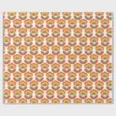 Funky 70er Patterned Geschenkpapier (Flach)